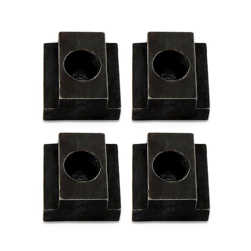 Wulankd T-Slot Nut Black Oxide Finish, 1/2"-13 Thread Size, 5/8 in Table Slot Size, 4Packs - Image 1